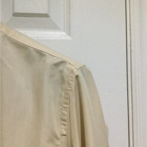 Titano Men's Classic Light Tan Formal Dress Shirt - Picture 5 of 6